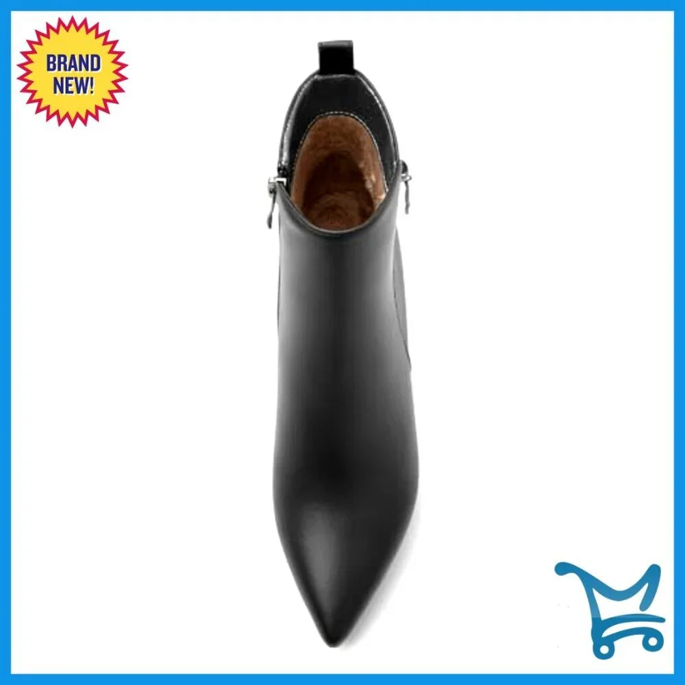 Women's Ankle Boots with 4 Inch Stiletto Heel Platform Winter Shoes